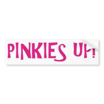 PINKIES PINK bumper stickers