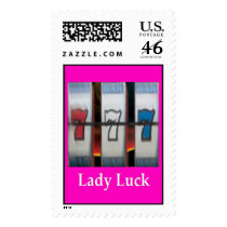 pinkladyluckpillow1 postage by vegasdusoleil pinkladyluckpillow1 postage