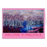 PINKLEVILLE GREETING CARD
