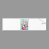 PinkMercat and turtle bumper stickers