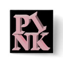 PinkonBlack Breast Cancer Awareness buttons