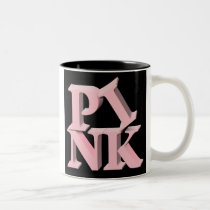 PinkonBlack Breast Cancer Awareness mugs