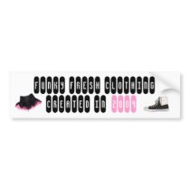 pinkrara, untitled, Created in , Funky Fresh Cl... bumper stickers
