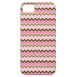Pinks and Browns Chevron Zigzag Pattern casemate cases