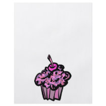 pinks and purples camouflage cupcake flyers