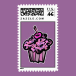 pinks and purples camouflage cupcake