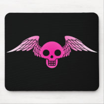 pinkskullmouse mousepads