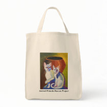 Pinky & Bleu II Tote bags