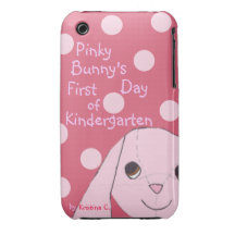 Pinky Bunny iPhone 3GS Case-Mate Case Case-Mate iPhone 3 Case