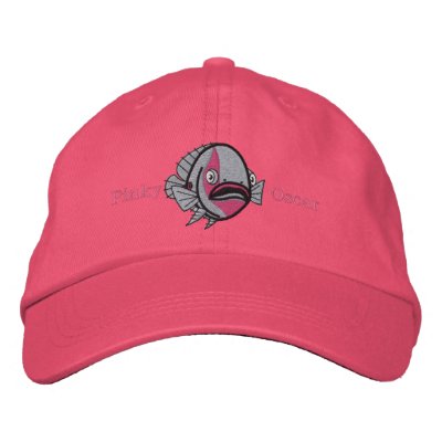 Pinky Oscar Fish - Customized Embroidered Hat by oscar_azac