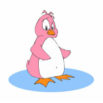 Pinky Penguin photo sculptures by BisforBirds Pinky Penguin photo sculptures