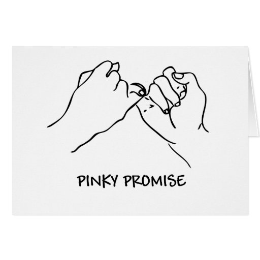 Pinky Promise Card Zazzle