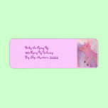 Pinky the Flying Pig Address Labels labels