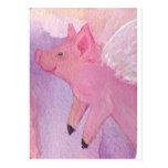 Pinky the Flying Pig - When Pigs Fly Post Cards
