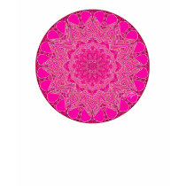 Pinlk-Magenta Crystal Mandala t-shirts
