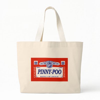 Pinny-Poo Tote Bags by dogbreedz
