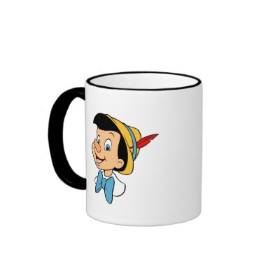 Pinocchio smiling head shot Disney mugs