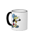 Grillo Disney de Jiminy de Pinocchio tazas