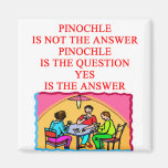 PINOCHLE design Refrigerator Magnet