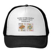 PINOCHLE game player Trucker Hat