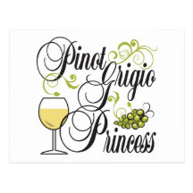 Pinot Grigio Princess Post Card