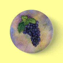 Pinot Noir Wine Grapes Button buttons