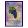 Pinot Noir Wine Grapes Card