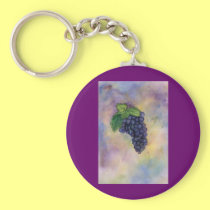 Pinot Noir Wine Grapes Keychain keychains
