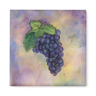 Pinot Noir Wine Grapes Magnet magnet