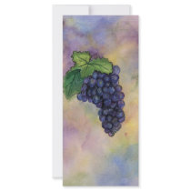Pinot Noir Wine Grapes Rack Card