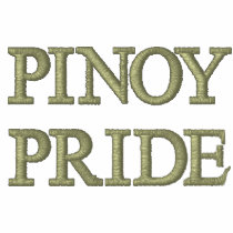 PINOY PRIDE embroidered shirts by SGleans_4zazzle PINOY PRIDE embroidered shirts