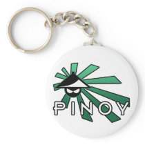 Pinoy Salakot Man Keychains