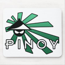 Pinoy Salakot Man mousepads