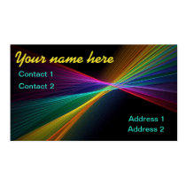 Pinpoint Rainbow Business Card business cards