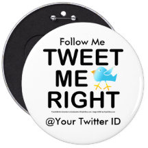 Pins, buttons - Tweet Me Right