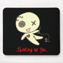 Pin's voodo spell mouse pad