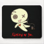 Pin's voodo spell mouse pad