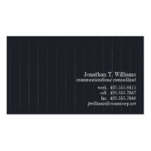 Pinstripe Business Card