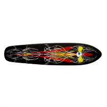 Pinstripe Flying Eye skateboards by MotorCityThreads Pinstripe Flying Eye skateboards