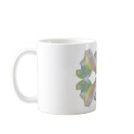 Pinstripe Fractal Candy Coffee Mugs