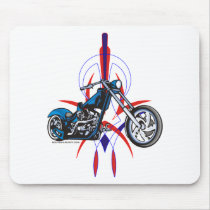 Pinstripe Motorcycle mousepads