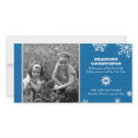 Pinstripe Snowflake Photo Card