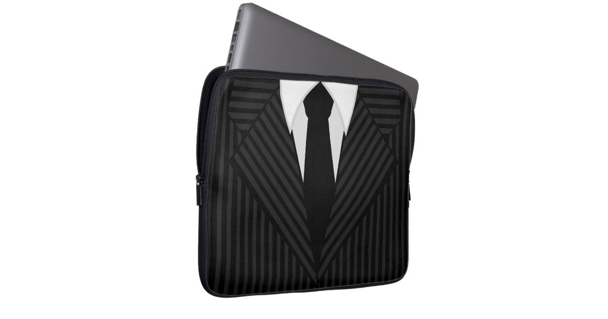 Pinstripe Suit and Tie Cool 13 Inch Laptop Sleeves Zazzle