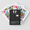 Pinstripe Suit and Tie Custom Poker Playing Cards