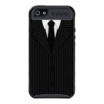 pinstripe man's suit and tie, stylish pin