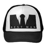 Pinstripe Suit Bachelor Party Best Man Hat or Cap