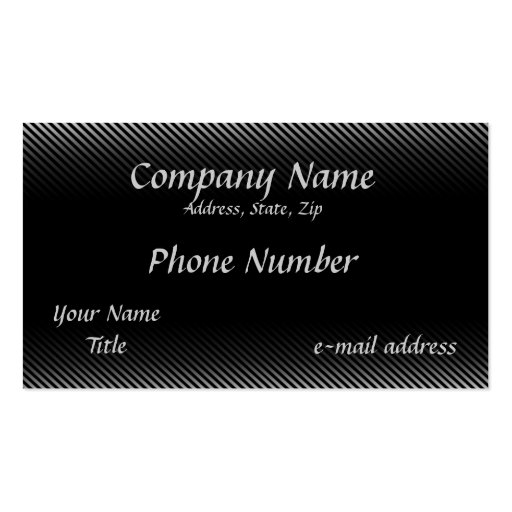 Pinstripes Business Card Templates