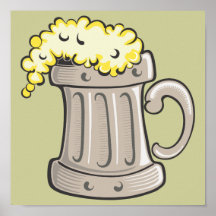 pint-of-beer-vector poster