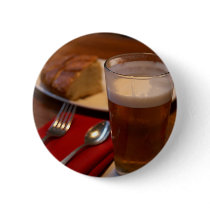 Pint Of Beer With Some Bread buttons