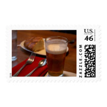 Pint Of Beer With Some Bread postage